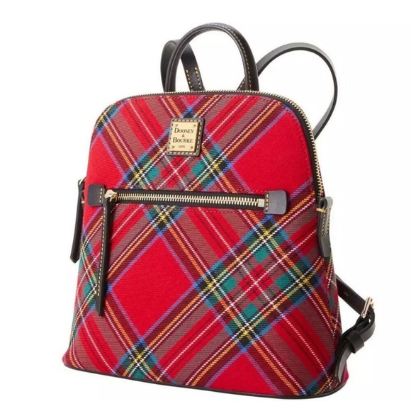 Dooney & Bourke Tartan Plaid Backpack NWT - Picture 2 of 7